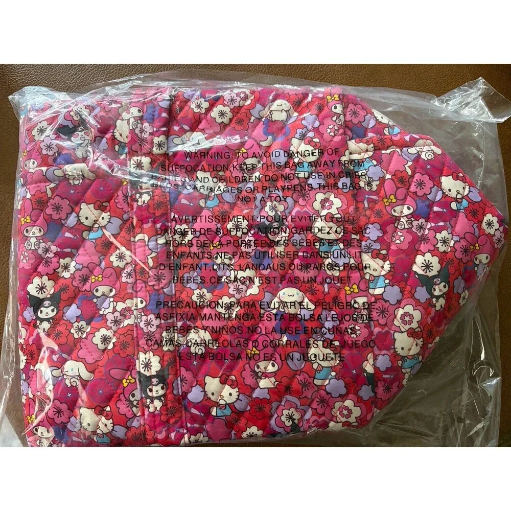 Vera Bradley Large Original Duffel Bag Hello Kitty Friends Floral Melody Kuromi